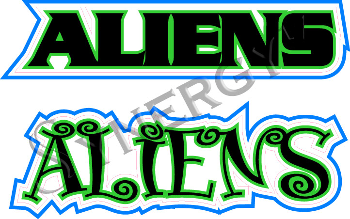 Aliens Mascot Design Aliens Mascot Design
