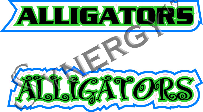 Alligators Mascot Design Alligators Mascot Design