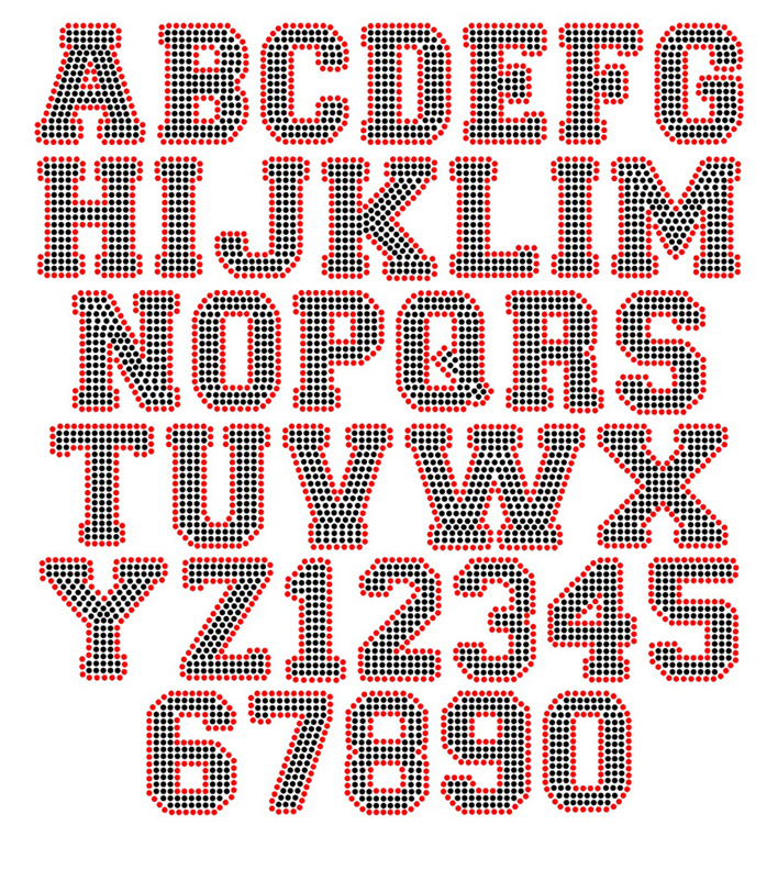 S17 Athletic 2 Color Font with Round Outline - Template