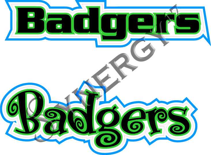 Badgers Mascot Design Badgers Mascot Design
