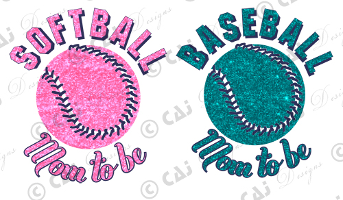 CAJ-G216 Baseball-Softball Mom to Be