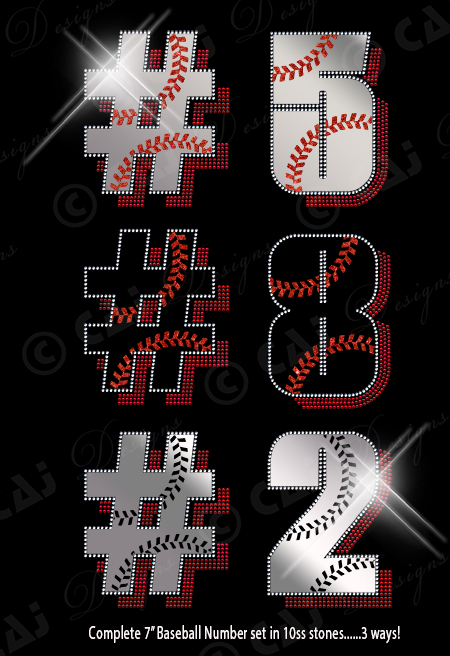 CAJ-G219 Baseball Numbers