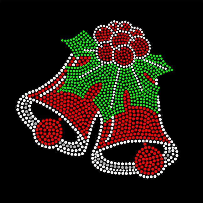 CC-XMS030 Holly Bells - Click Image to Close