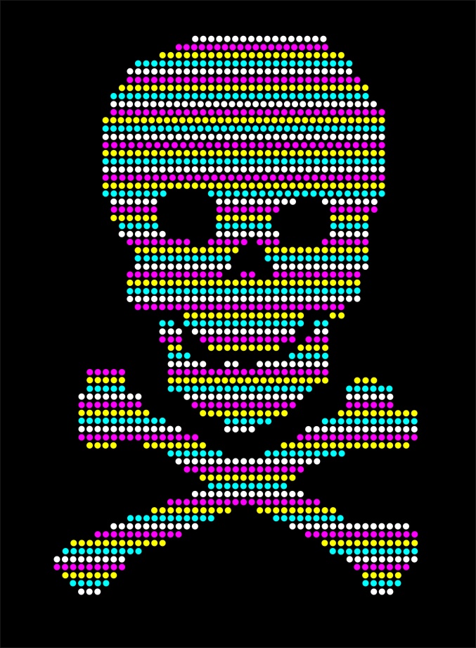 CC-025 Rainbow Skull