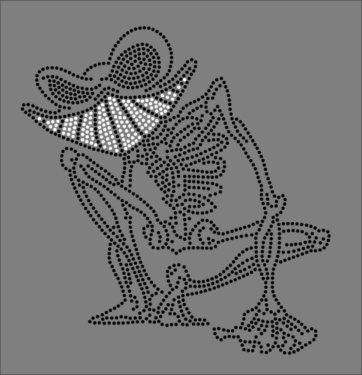 CC-029 Skeleton Frog - Click Image to Close