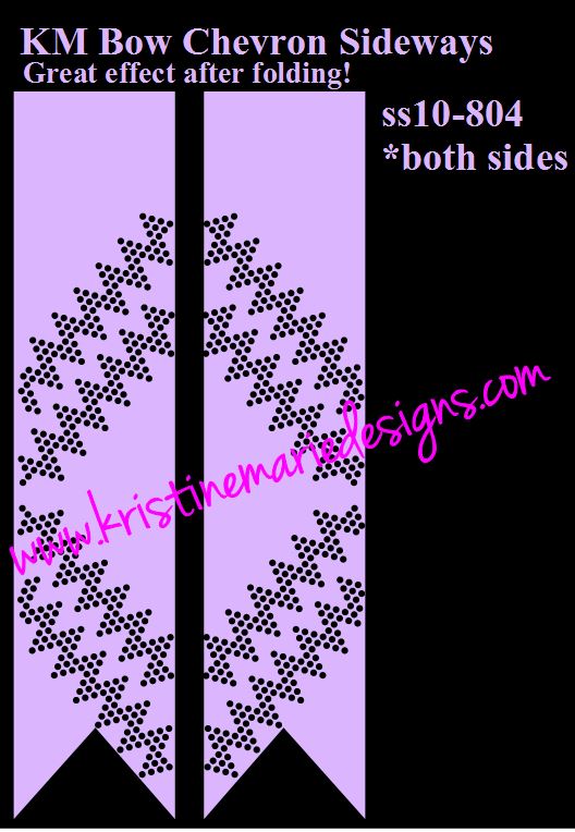 KM-Bow Chevron Sideways KM-Bow Chevron Sideways