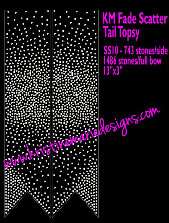 KM-Bow Fade to Scatter Tail Topsy KM-Bow Fade to Scatter Tail Topsy