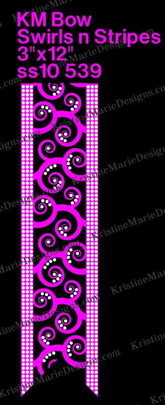 KM-Bow Swirls n Strips KM-Bow Swirls n Strips