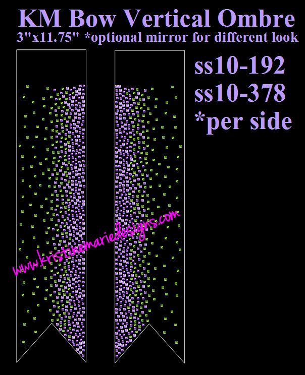KM-Bow Vertical Ombre KM-Bow Vertical Ombre