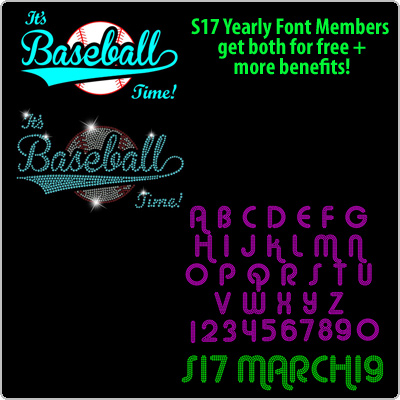 S17 March19 Font and It's Baseball Time!