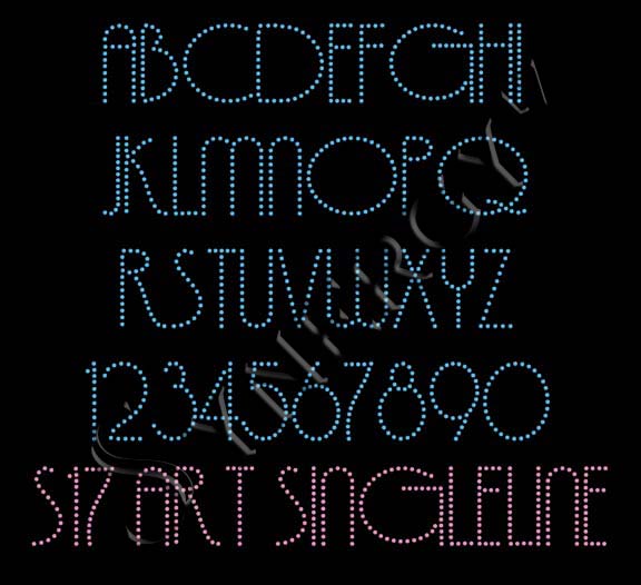 S17 Art SingleLine Font S17 Art SingleLine Font