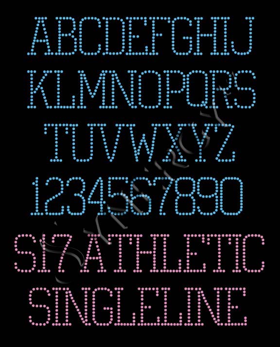 S17 Athletic SingleLine Font S17 Athletic SingleLine Font