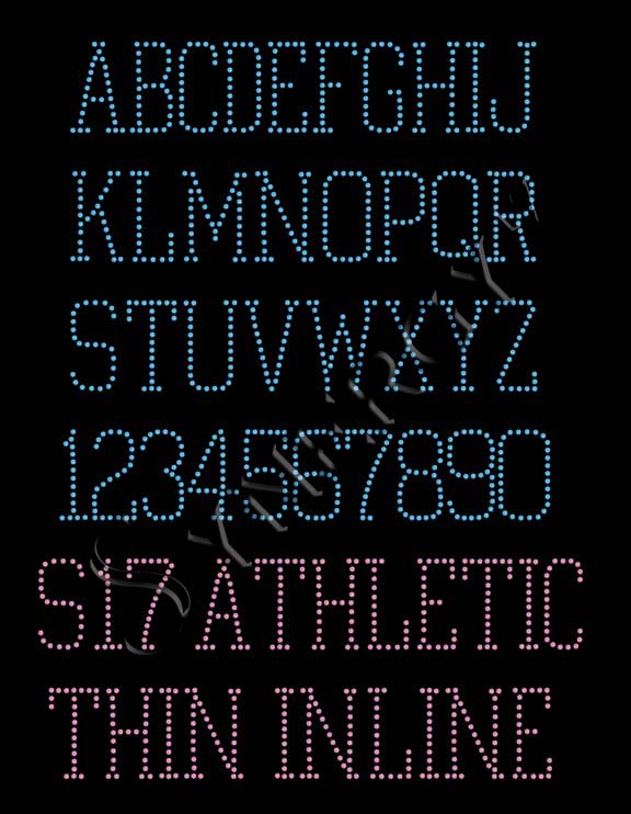 S17 Athletic Thin Inline Font S17 Athletic Thin Inline Font