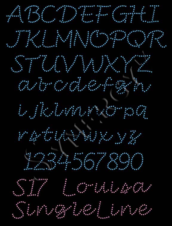 S17 Louisa SingleLine Font S17 Louisa SingleLine Font