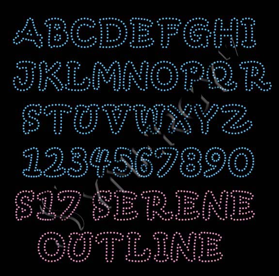 S17 Serene Outline Font S17 Serene Outline Font