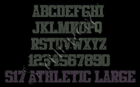 S17 Athletic Large Font S17 Athletic Large Font