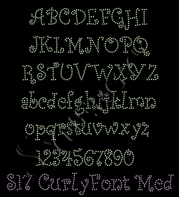S17 CurlyFont Med Font S17 CurlyFont Med Font