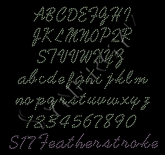 S17 Featherstroke Font S17 Featherstroke Font