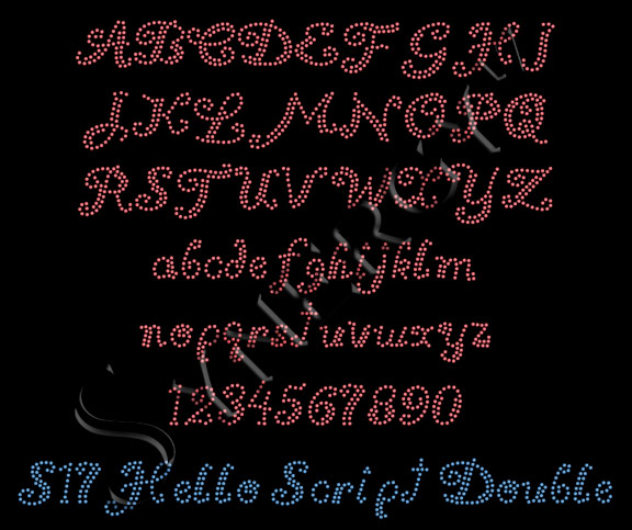 S17 Hello Script Double Font S17 Hello Script Double Font