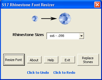 S17 Rhinestone Font Resizer Macro for CorelDraw x4 - 2019