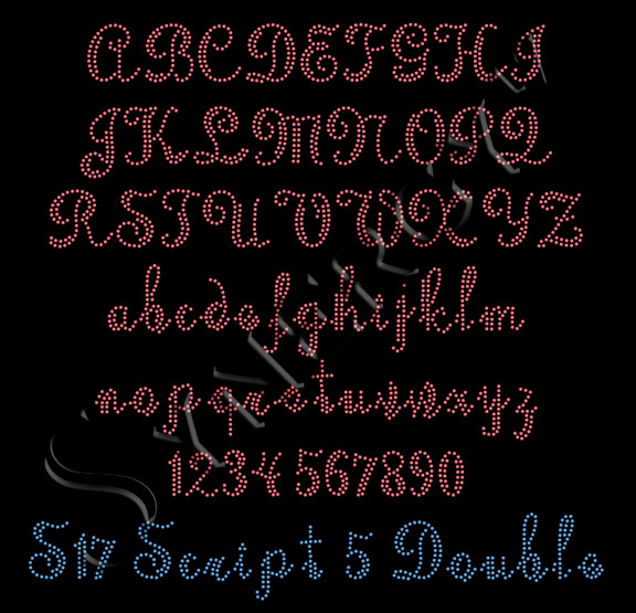 S17 Script 5 Double Font S17 Script 5 Double Font