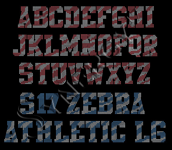 S17 Zebra Athletic Lg Font S17 Zebra Athletic Lg Font