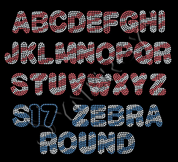 S17 Zebra Round Font S17 Zebra Round Font