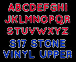 S17 Stone Vinyl Font