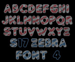 S17 Zebra Font