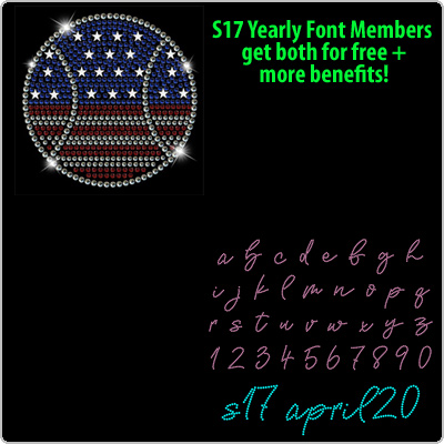 S17 April20 Font and CC-SPT22 Baseball USA Bundle S17 April20 Font and CC-SPT22 Baseball USA Bundle