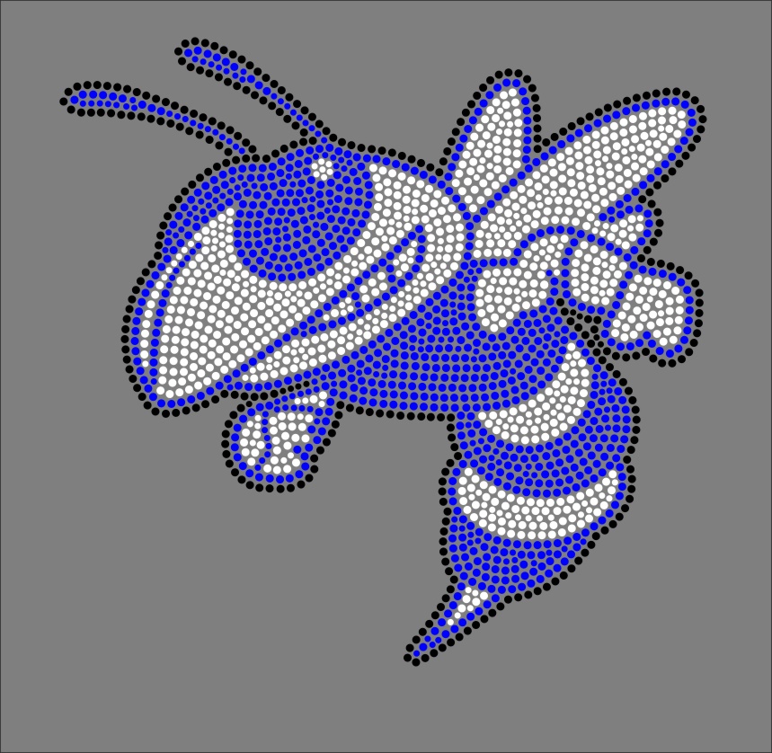 Blue Jacket. Hornet Mascot - Click Image to Close