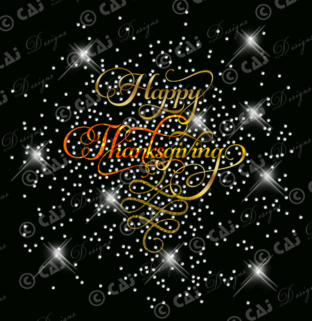 CAJ-D806 Happy Thanksgiving Spray - Click Image to Close