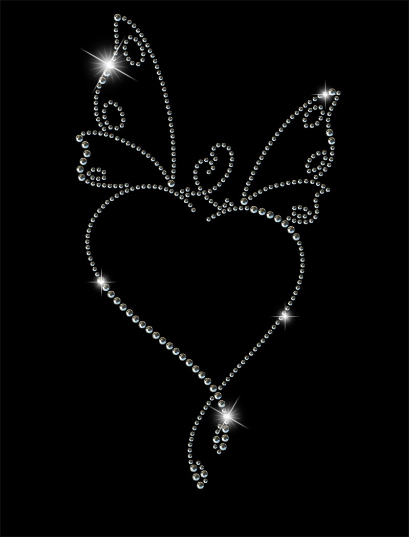 CC-HRT006 Heart Butterfly - Click Image to Close