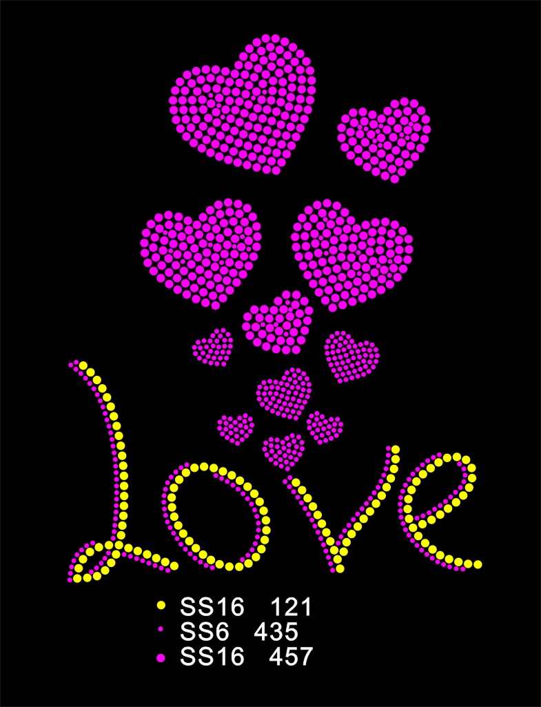 CC-HRT030 Love Hearts - Click Image to Close