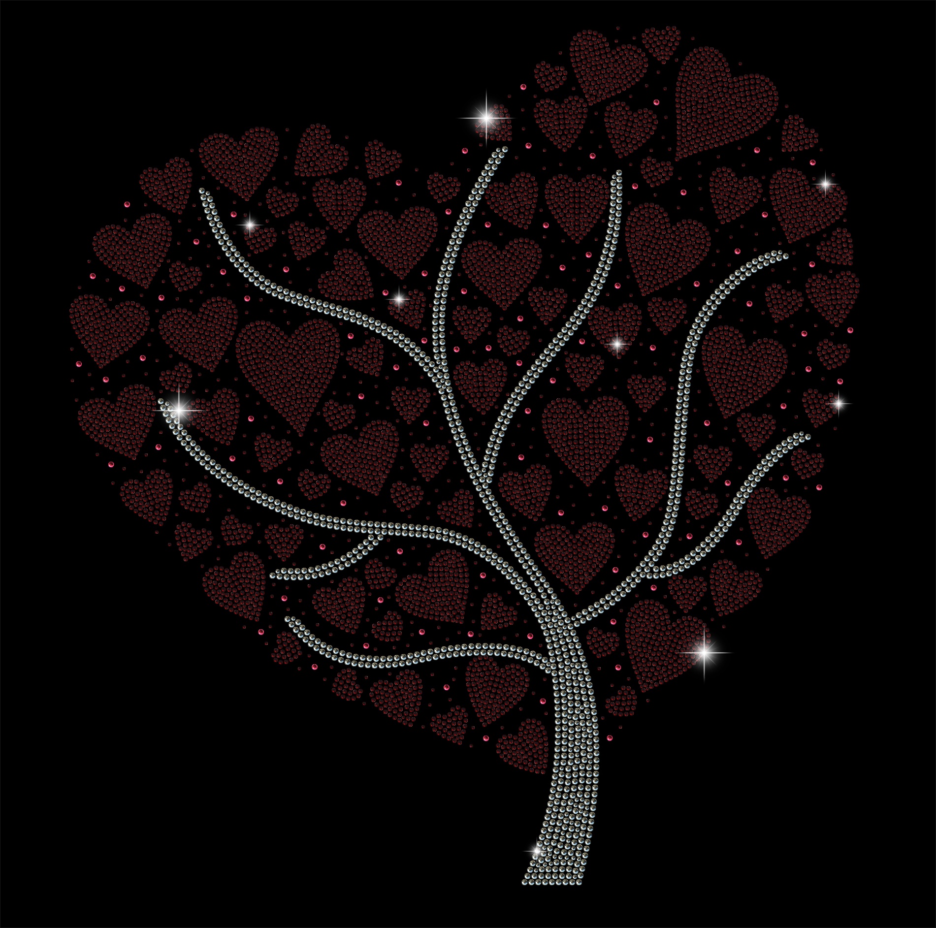 CC-HRT056 Heart Tree - Click Image to Close