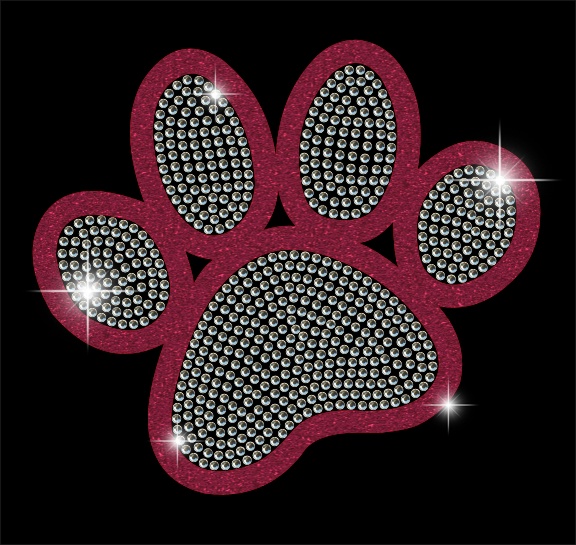 CC-PAW005 Paw with RS fill - Click Image to Close