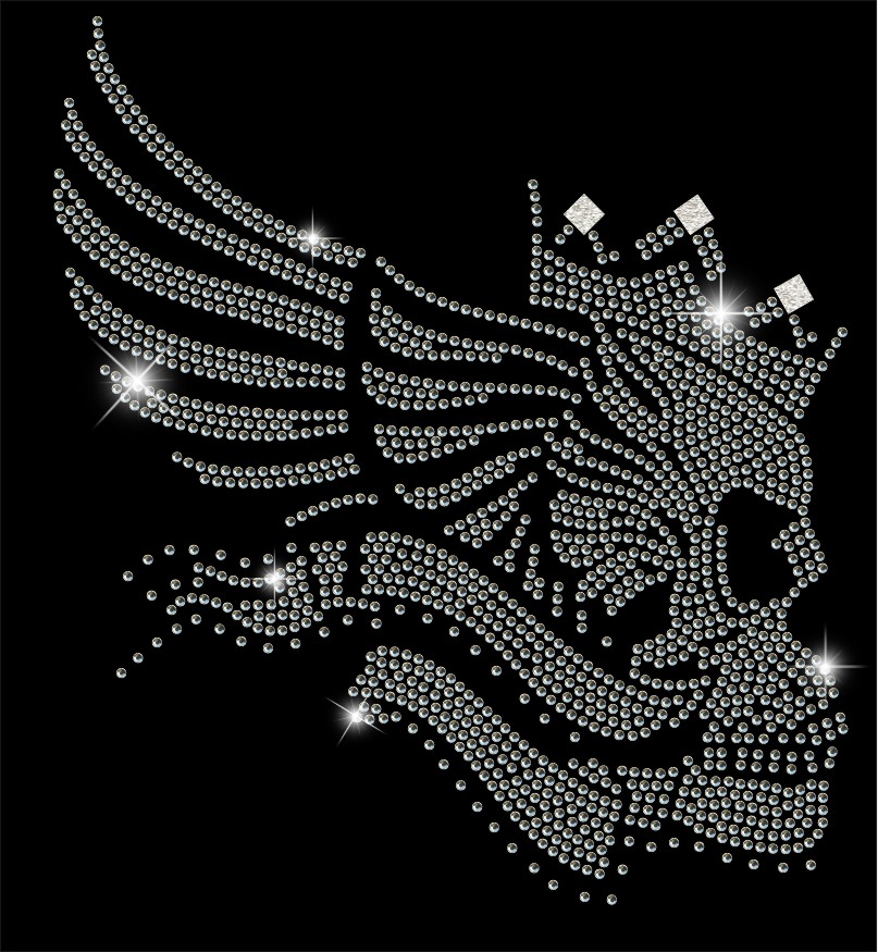 CC-TWI-003 Skull with Wings - Click Image to Close