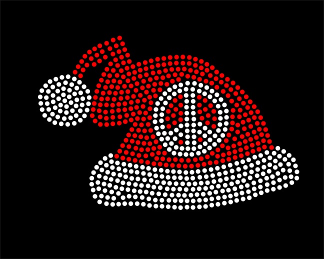 CC-XMS009 Peace Santa Hat