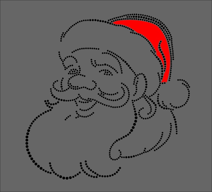 CC-XMS024 Santa Face - Click Image to Close