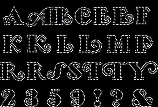 CAJ-F700 Flirt Font