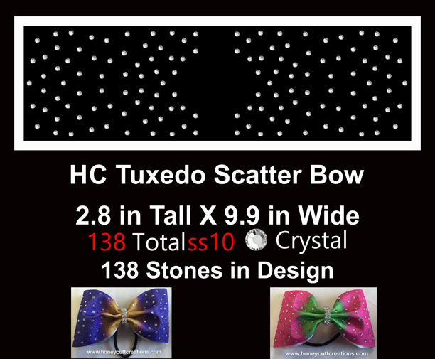 HC-Tuxedo Scatter Bow - Click Image to Close