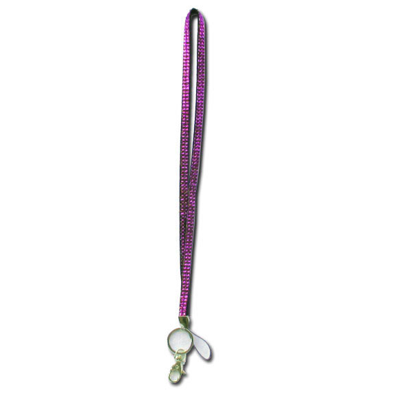 Dark Purple - Dark Amethyst Rhinestone Lanyard