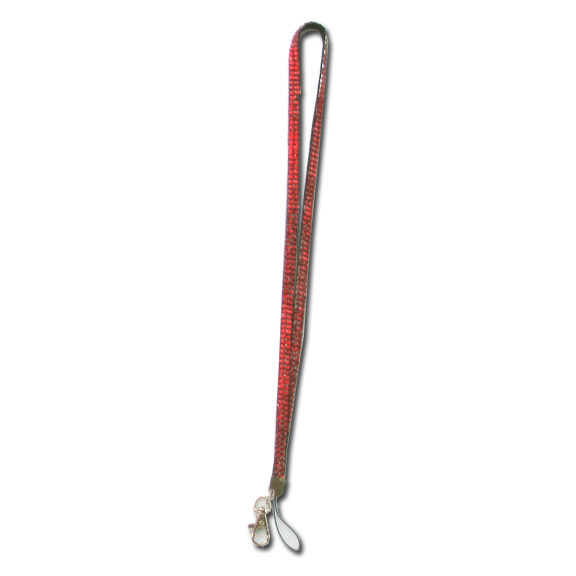 Red - Light Siam Rhinestone Lanyard - Click Image to Close