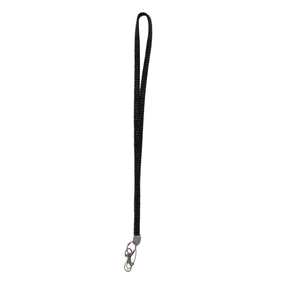 Black - Jet Black Rhinestone Lanyard