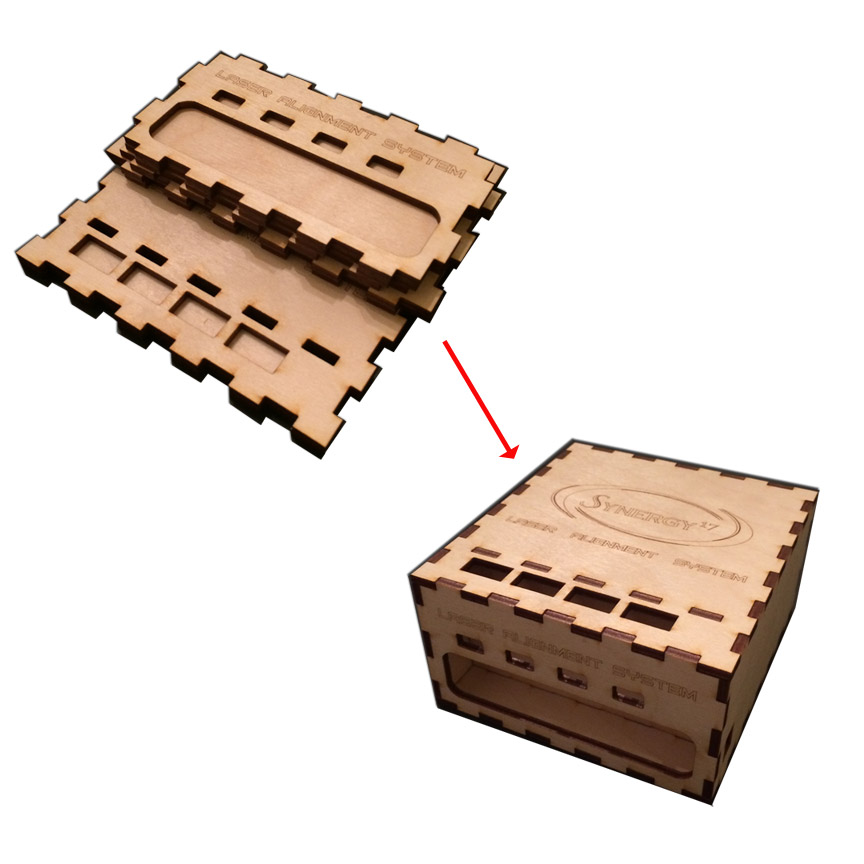 Laser Alignment Wooden Enclosure Kit - Click Image to Close