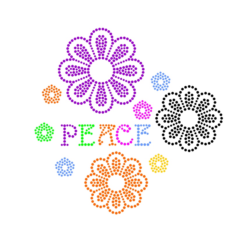 Peace Flowers - Click Image to Close