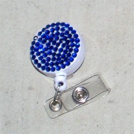 Blue - Sapphire Rhinestone Reel - Click Image to Close