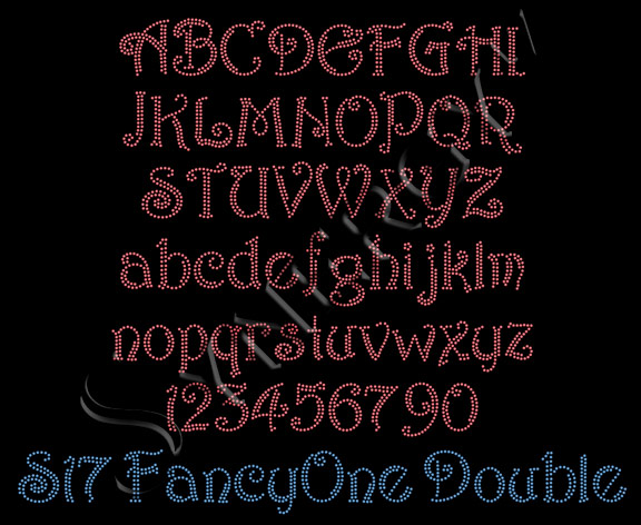 S17 FancyOne Double Font - Click Image to Close