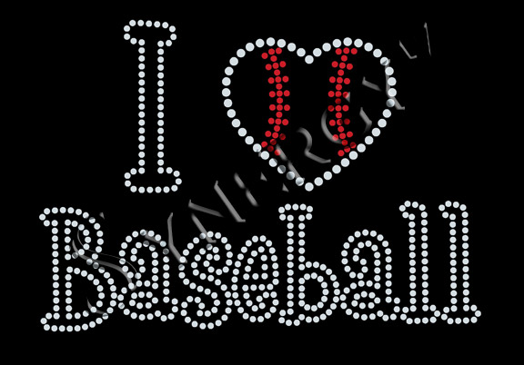 I Heart Baseball design - Click Image to Close