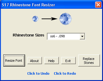 S17 Rhinestone Font Resizer Macro for CorelDraw x4 - 2019 - Click Image to Close